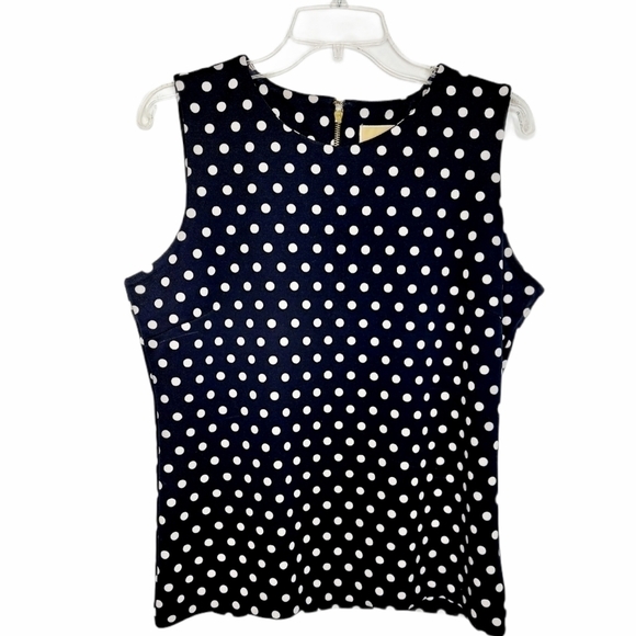 Michael KORS Large black and white polka dot Top - Picture 1 of 8